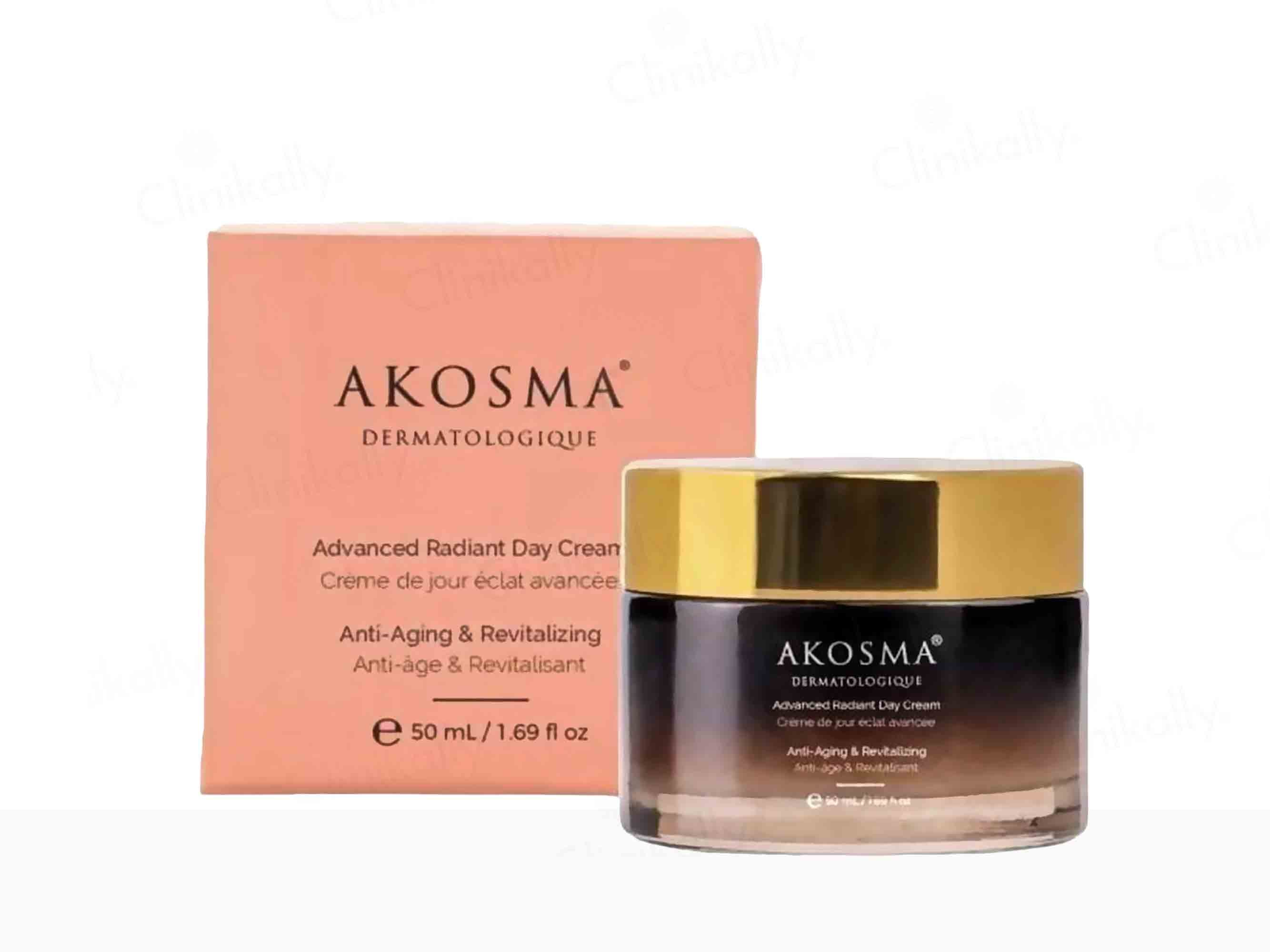 Akosma Advanced Radiant Day Cream with SPF 15+ - Clinikally