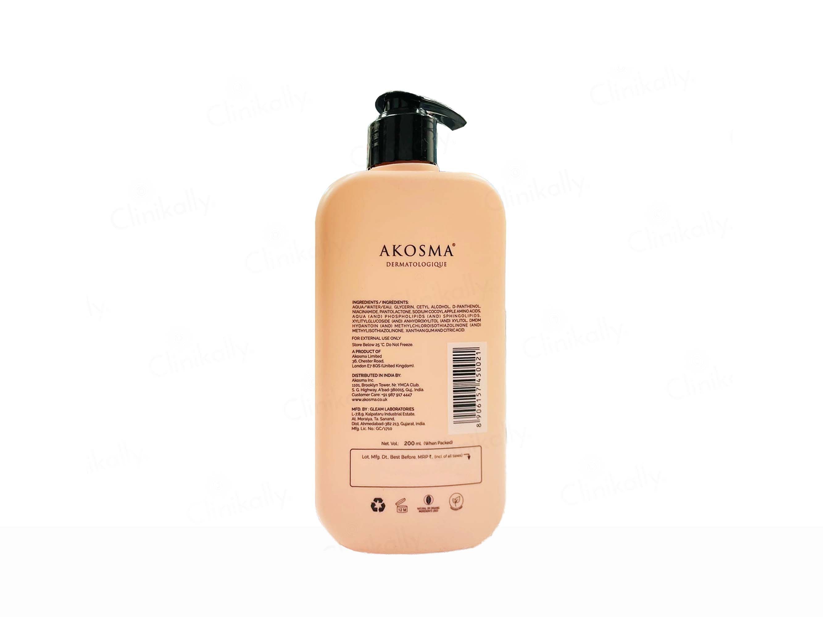 Akosma Gentle Skin Cleanser For Dry To Normal, Sensitive Skin