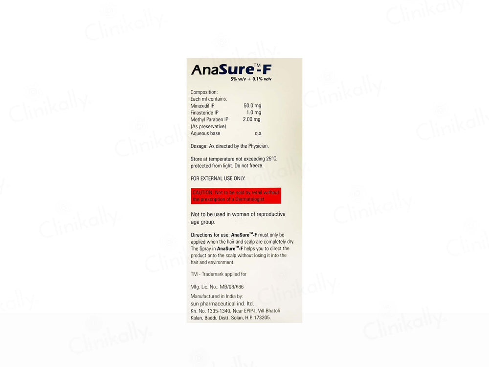 Anasure-F 5% Topical Solution