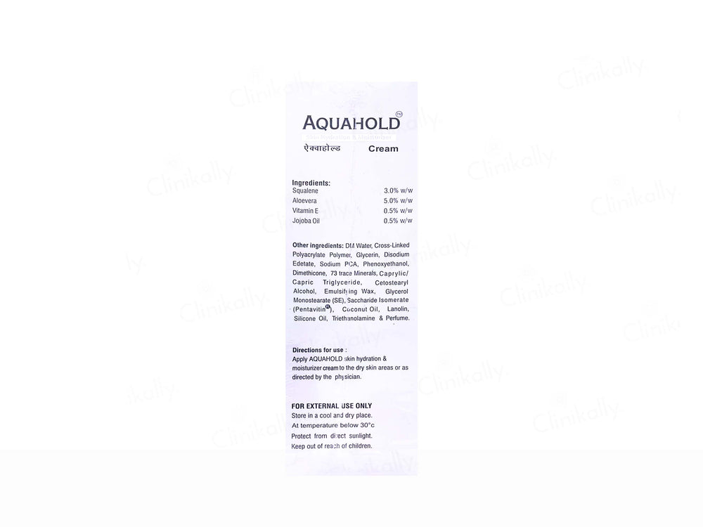 Aquahold Skin Hydration & Moisturizer Cream