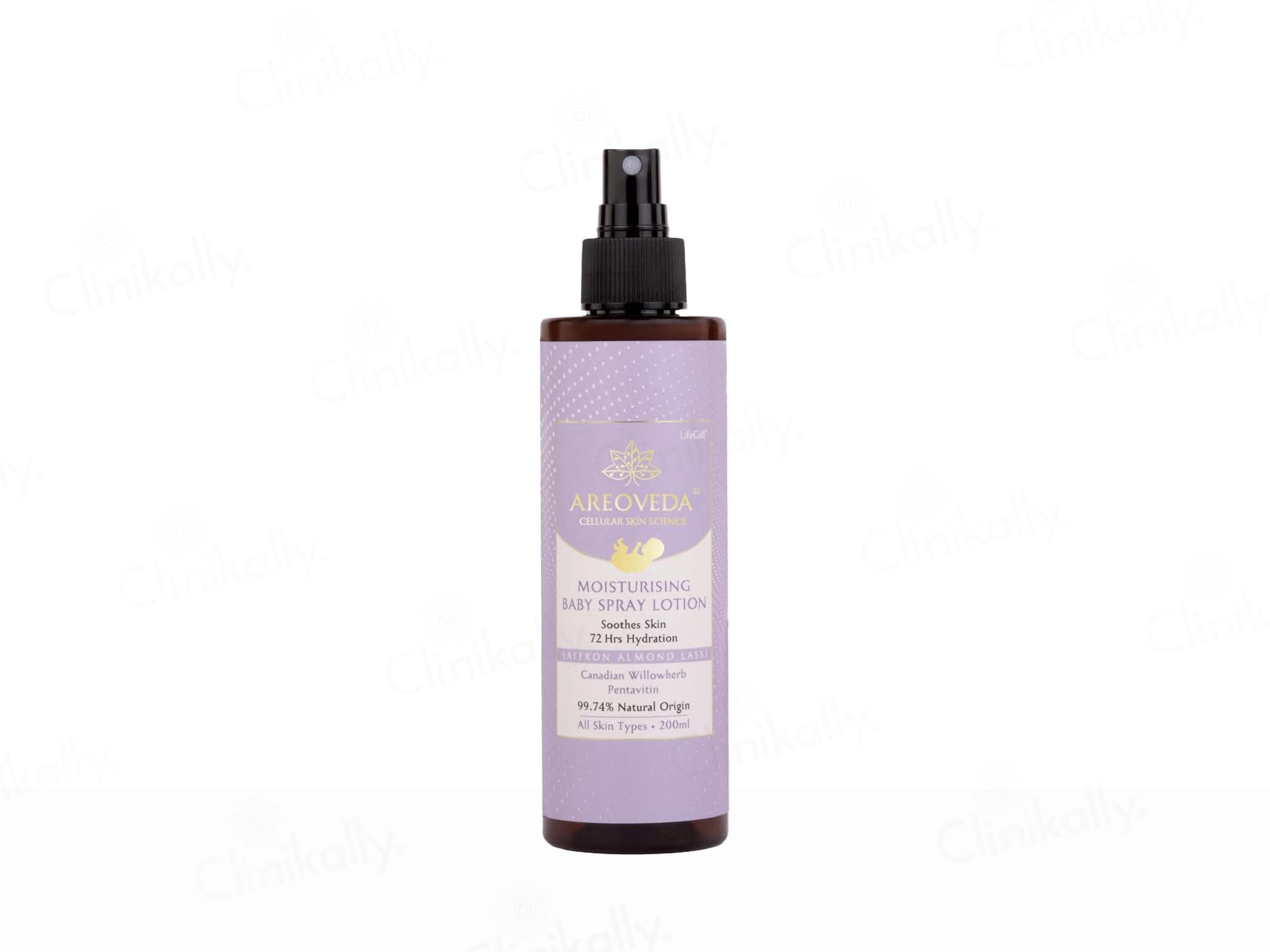 Areoveda Moisturising Baby Spray Lotion