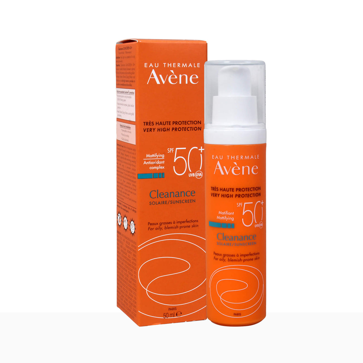 Avène Cleanance Sun Cream SPF 50+ VS Isispharma RUBORIL Expert SPF50+