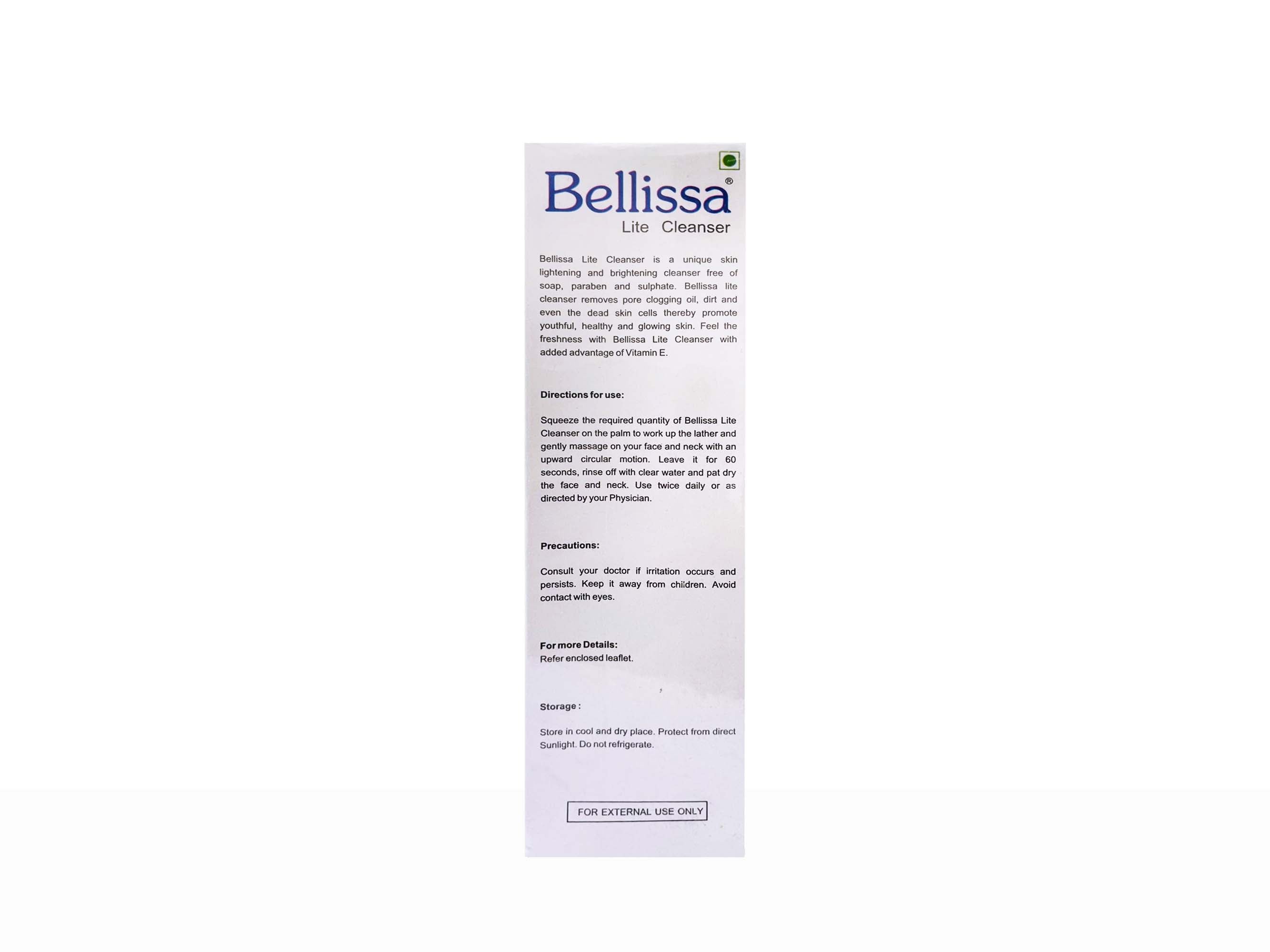 Bellissa Lite Brightening & Lightening Face Cleanser