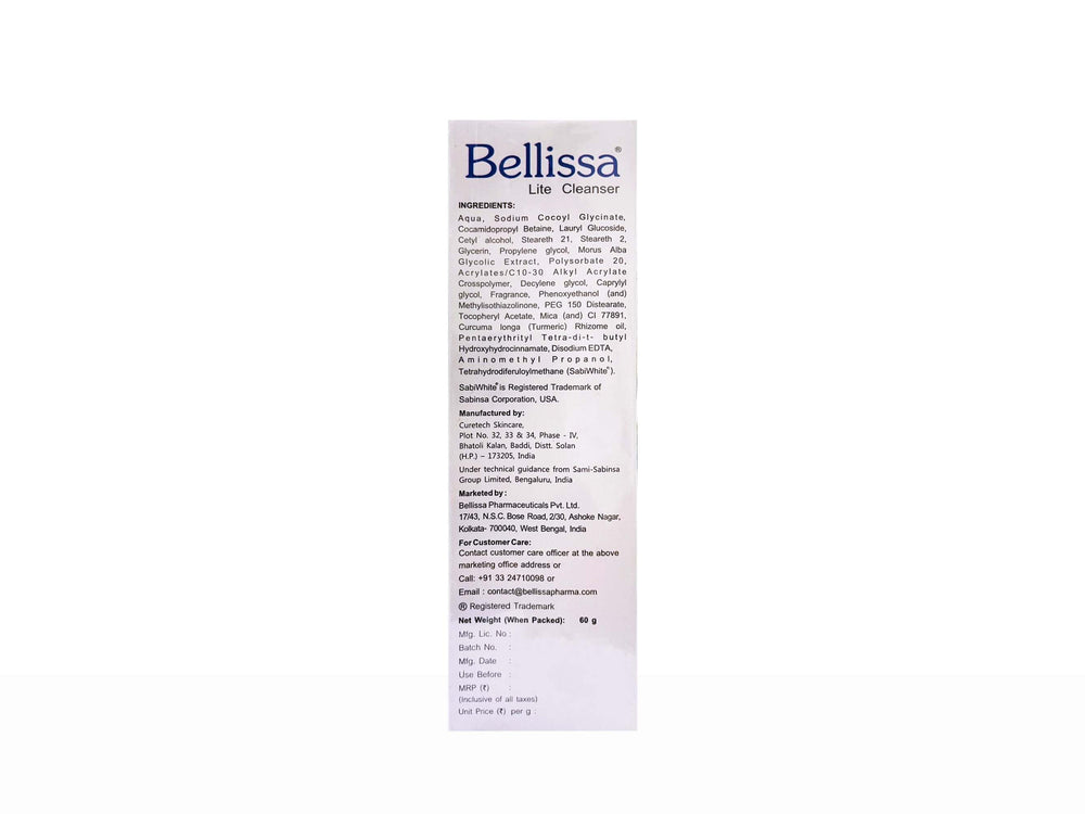 Bellissa Lite Brightening & Lightening Face Cleanser