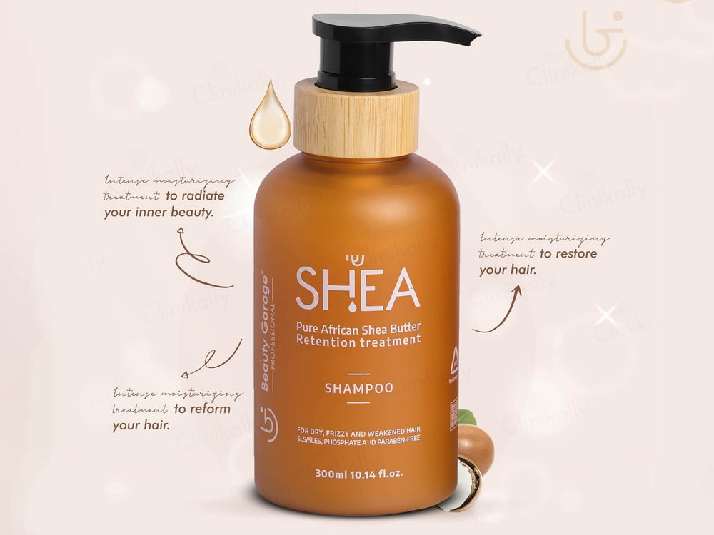 Beauty Garage Pure African Shea Butter Retention Treatment Shampoo