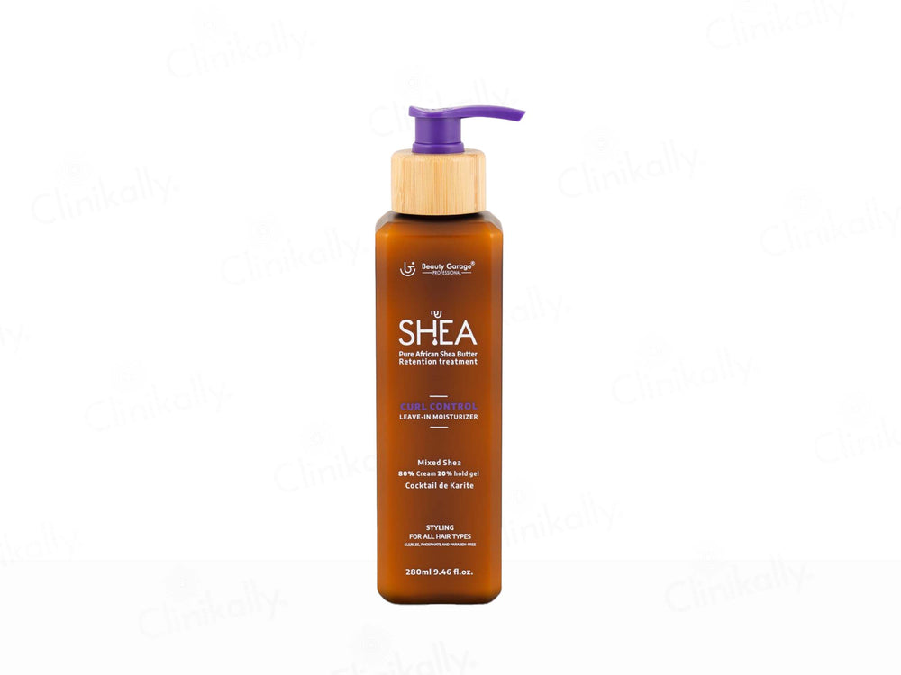 Beauty Garage Pure African Shea Butter Retention Treatment Curl Control Leave-In Moisturizer