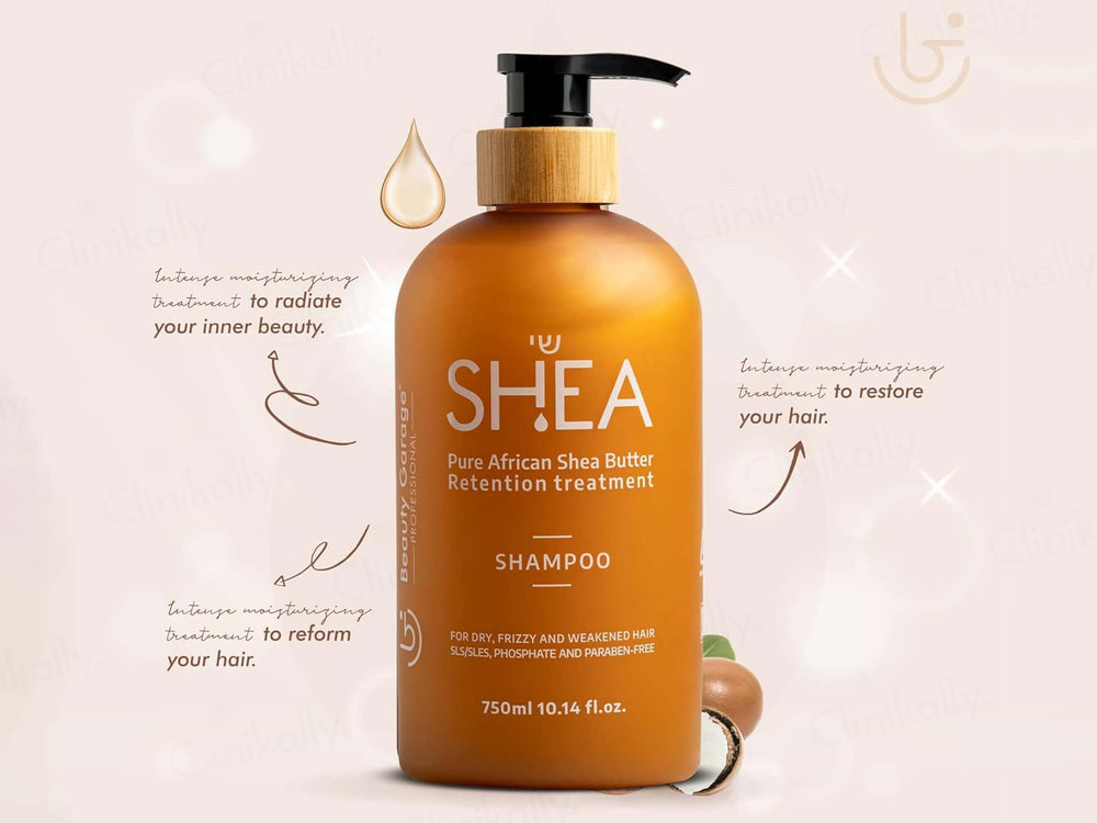 Beauty Garage Pure African Shea Butter Retention Treatment Shampoo