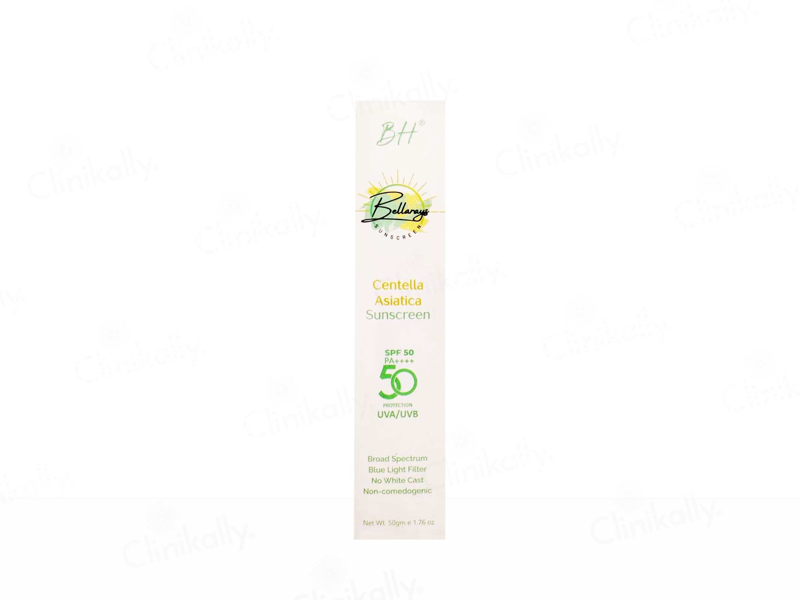 Bellacos Healthcare Bellarays Centella Asiatica Sunscreen SPF 50 PA++++