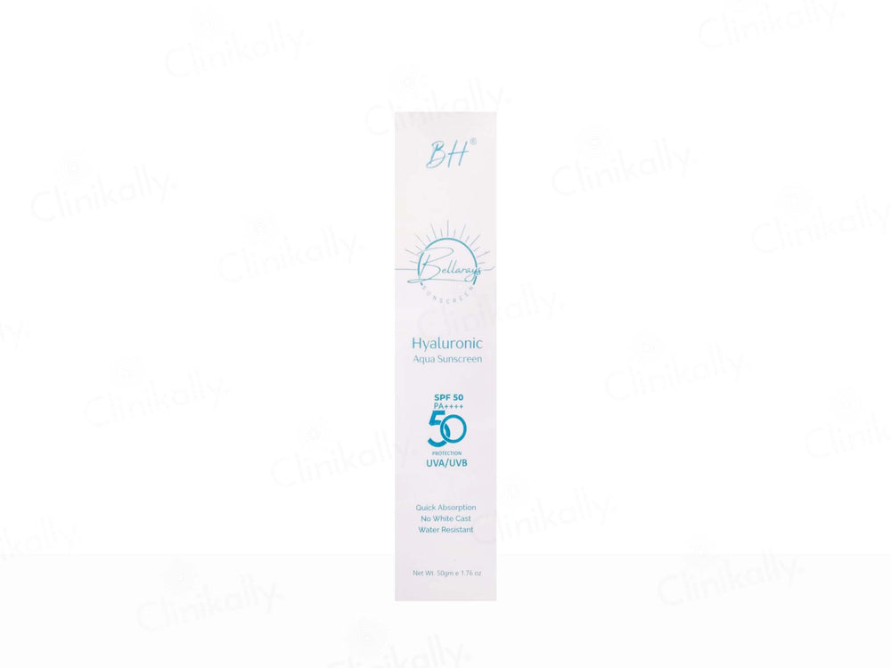 Bellacos Healthcare Bellarays Hyaluronic Aqua Sunscreen SPF 50 PA++++