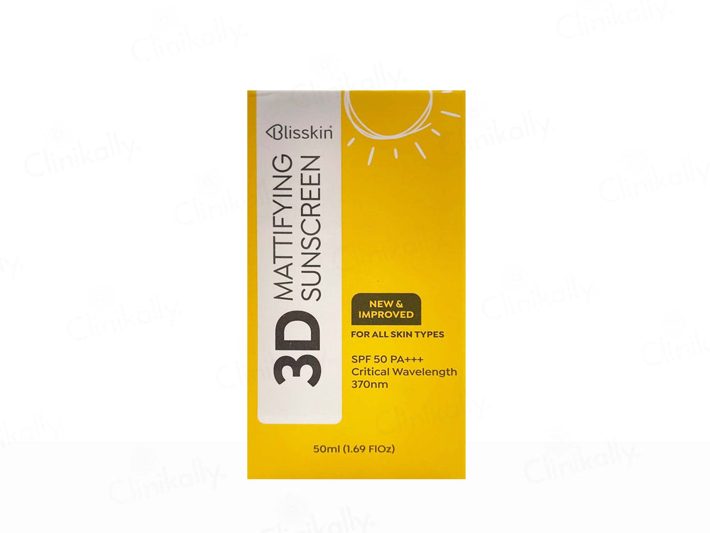 Blisskin 3D Mattifying Sunscreen SPF 50 PA+++