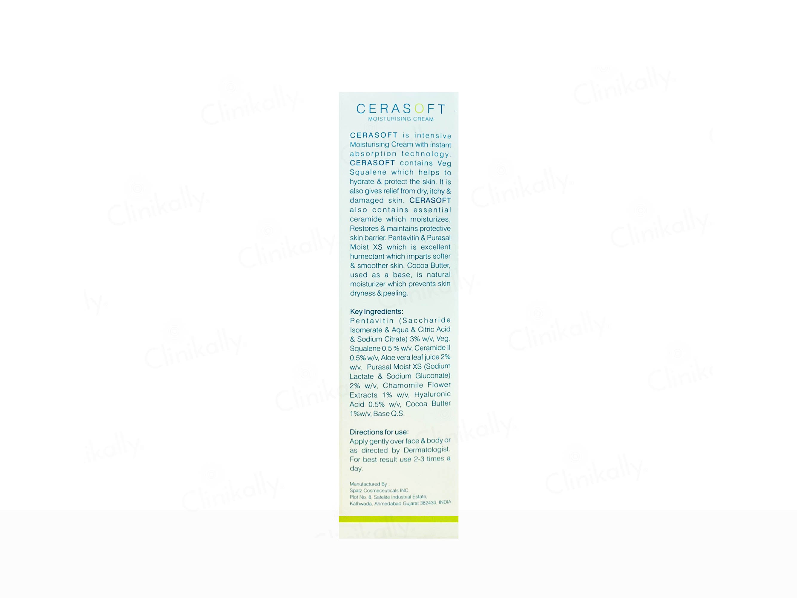 Cerasoft Moisturising Cream For Normal to Dry Skin