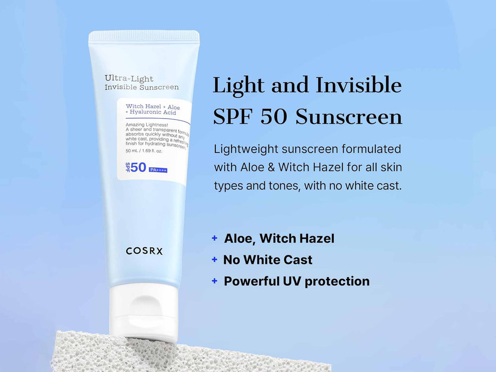 COSRX Ultra-Light Invisible Sunscreen SPF 50 PA++++