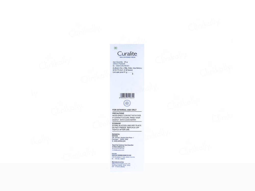 Ceuticoz Curalite Skin Lightening Cream