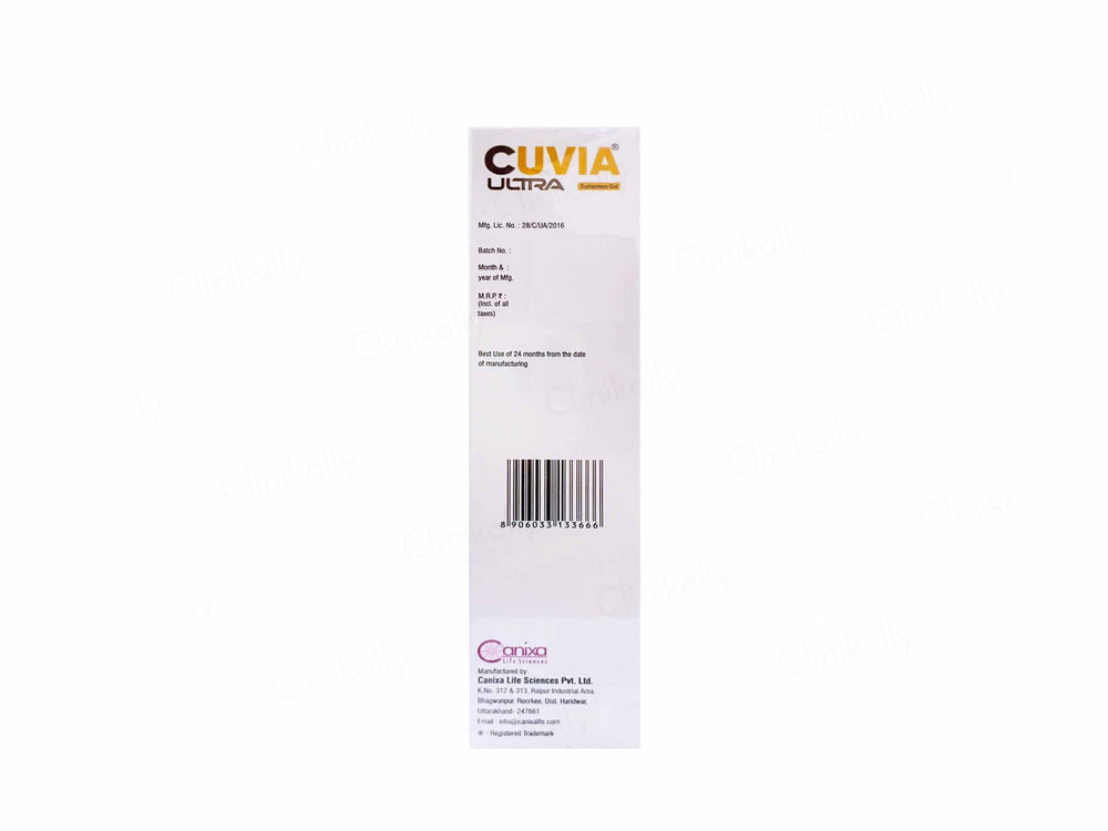 Cuvia Ultra Sunscreen Gel SPF 60 PA+++