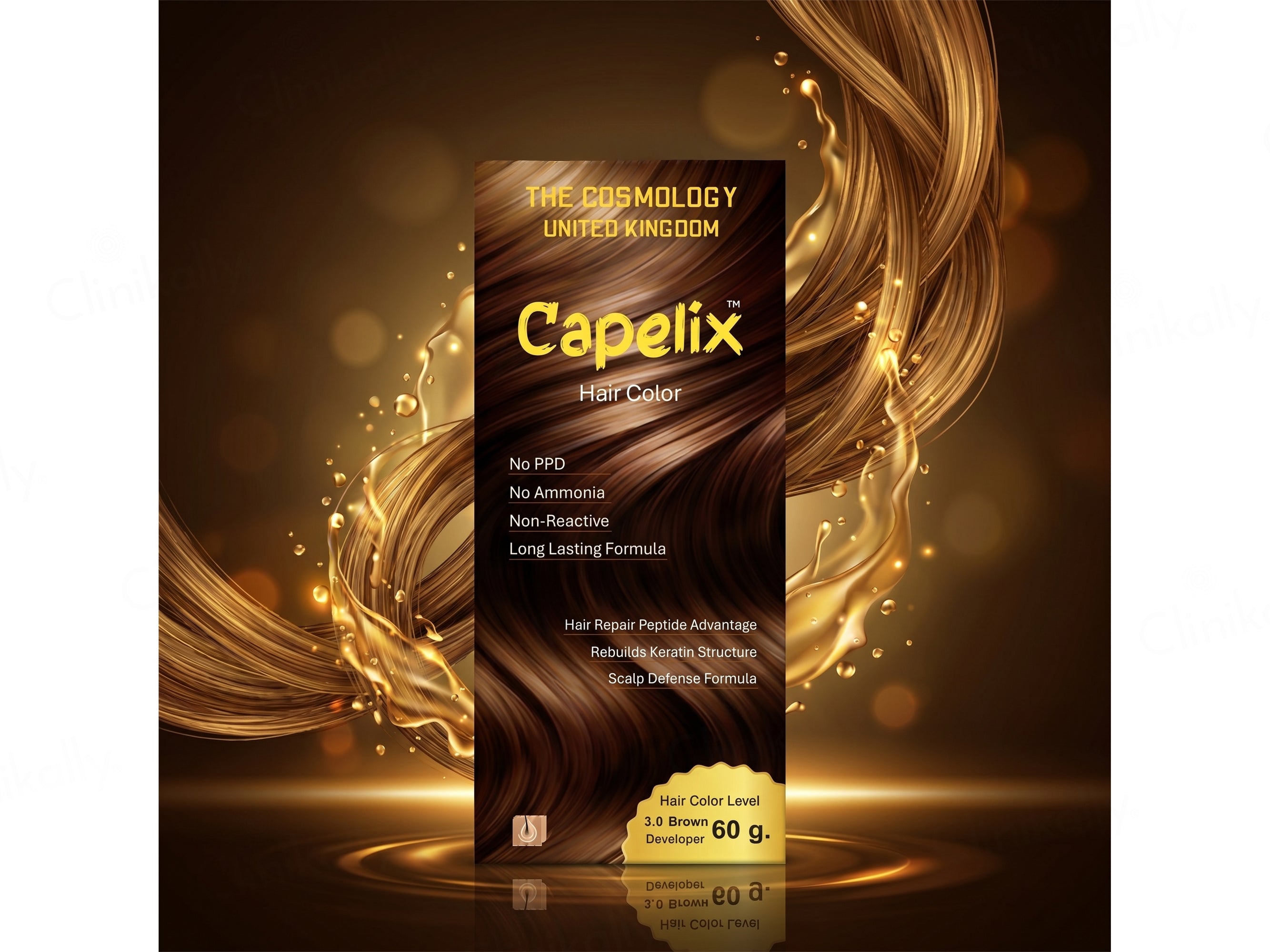 Capelix Hair Colour Kit - 3.0 Brown