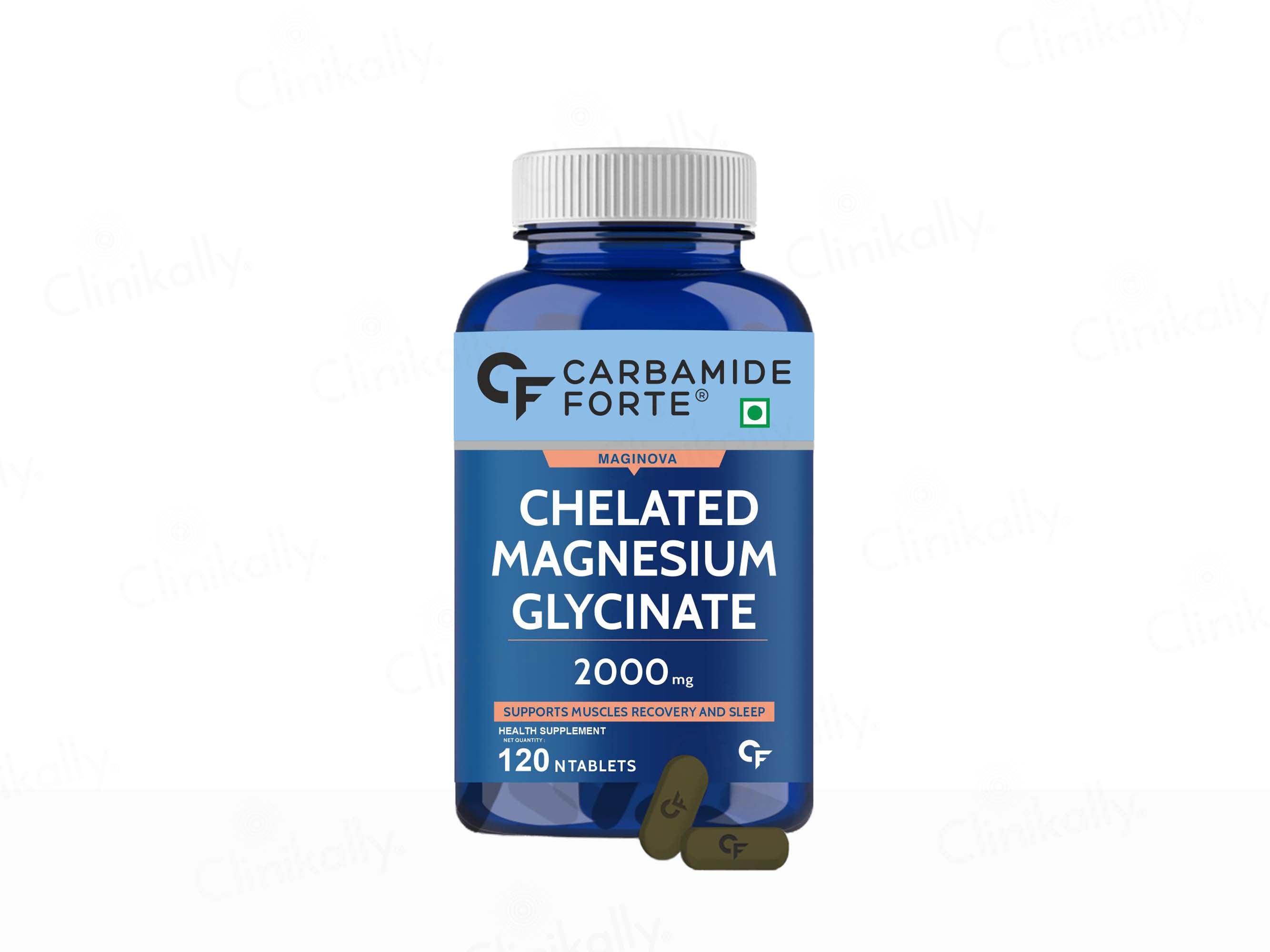 Carbamide Forte Chelated Magnesium Glycinate 2000mg Tablet