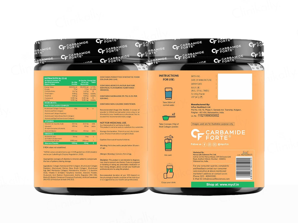 Carbamide Forte Multi Collagen Powder For Skin