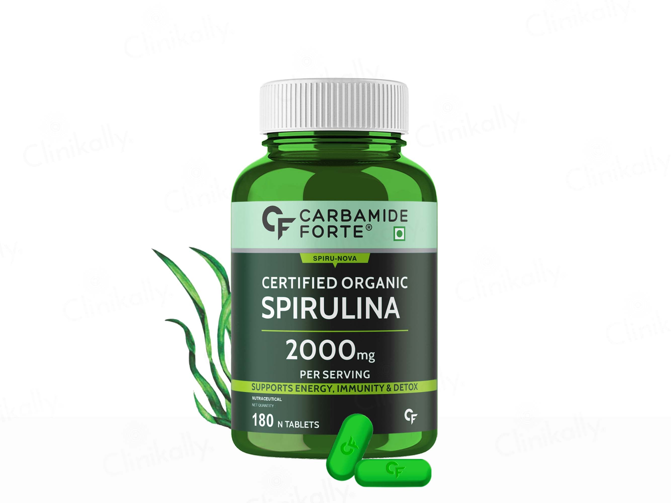 Carbamide Forte Organic Spirulina 2000mg Tablet