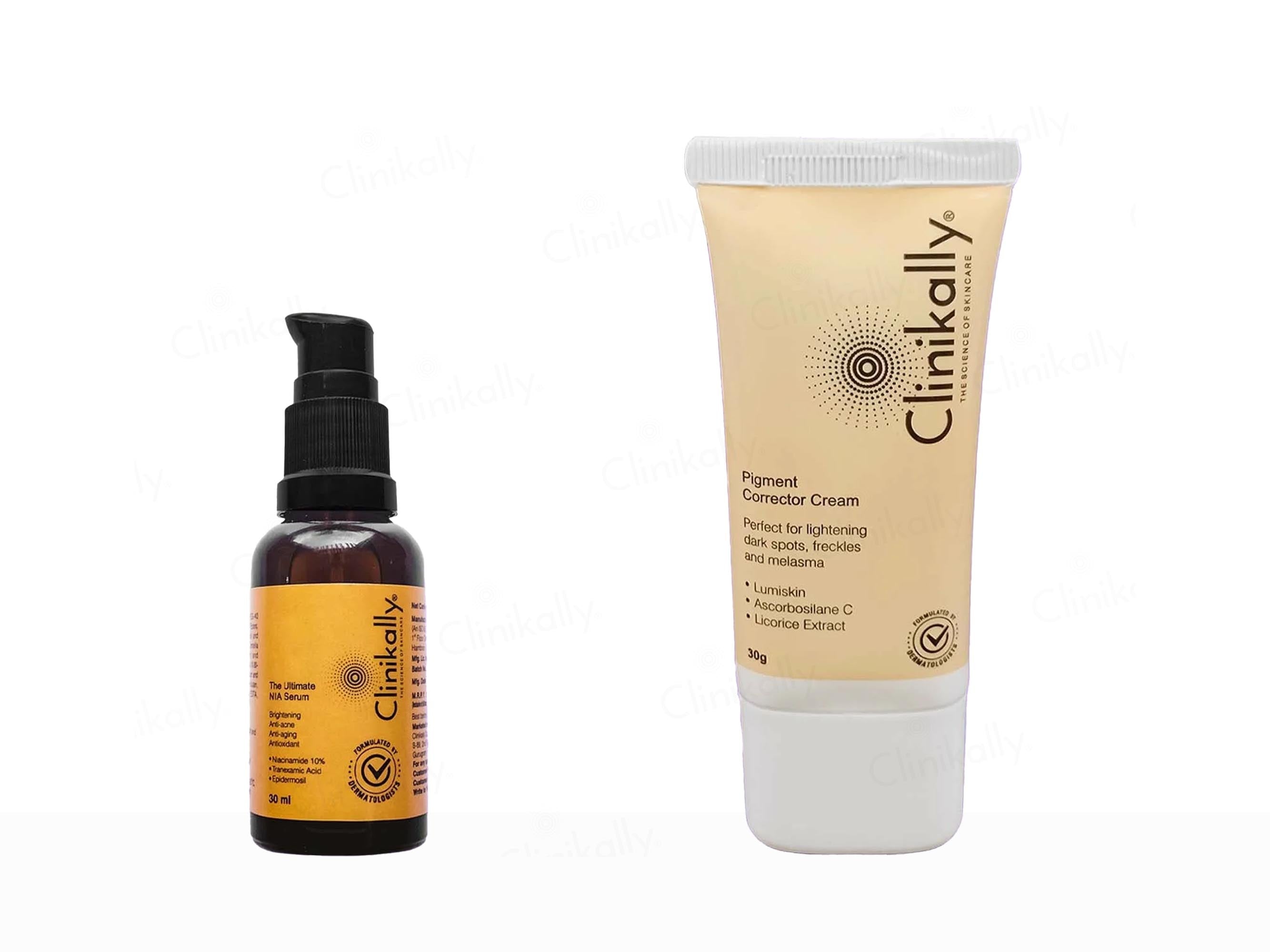 Clinikally The Ultimate NIA Serum + Pigment Corrector Cream