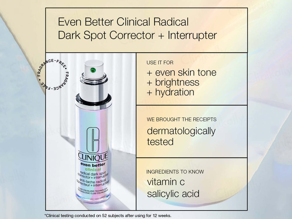 Clinique Even Better Clinical Radical Dark Spot Corrector + Interrupter Serum