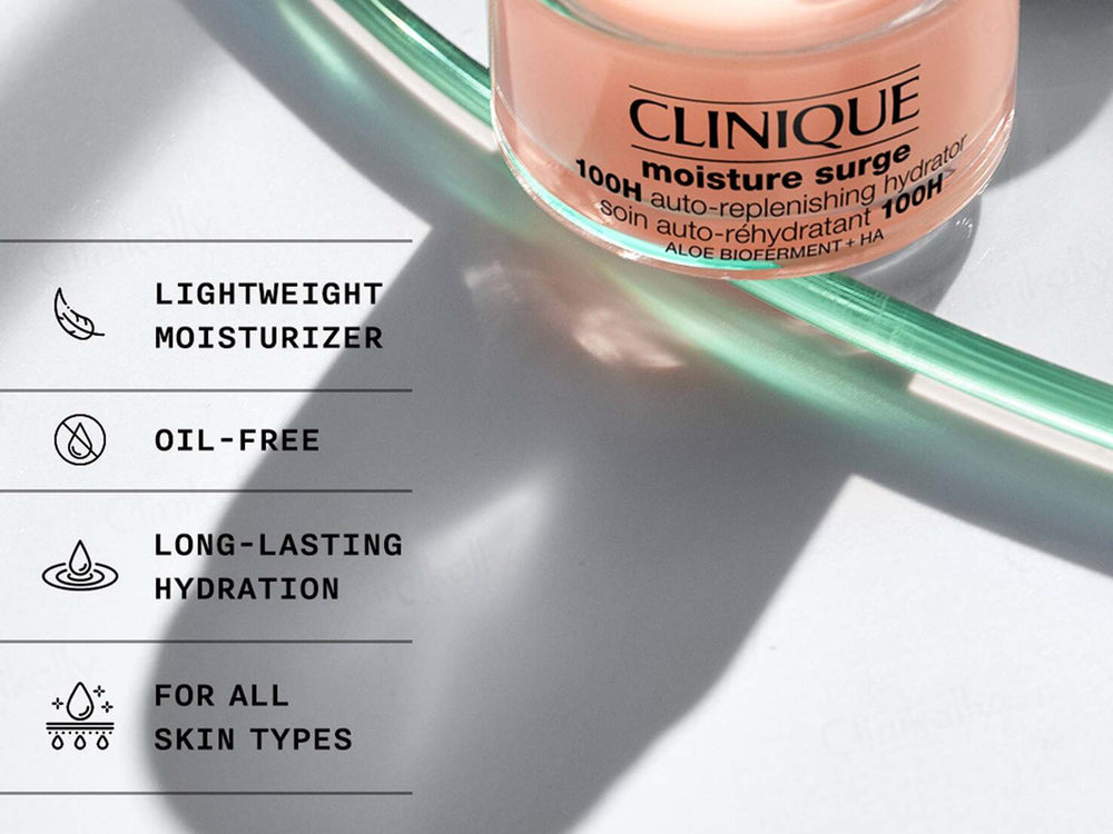 Clinique Moisture Surge 100H Auto-Replenishing Hydrator Gel Cream with Aloe Vera Bio-Ferment