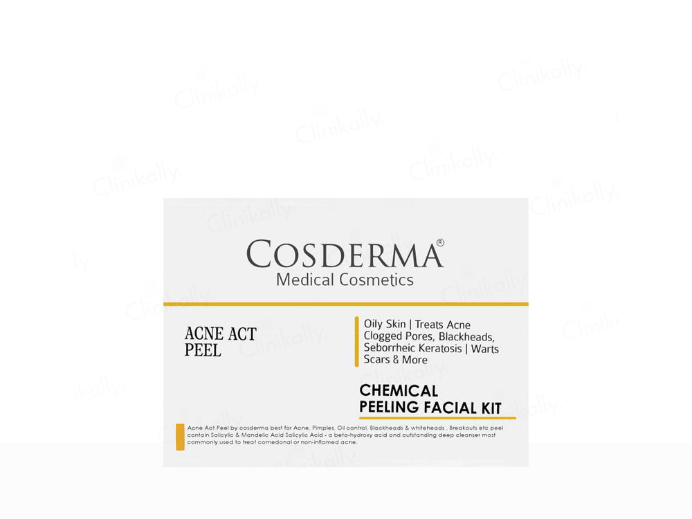 Cosderma Acne Act Gel Peel Chemical Peeling Facial Kit