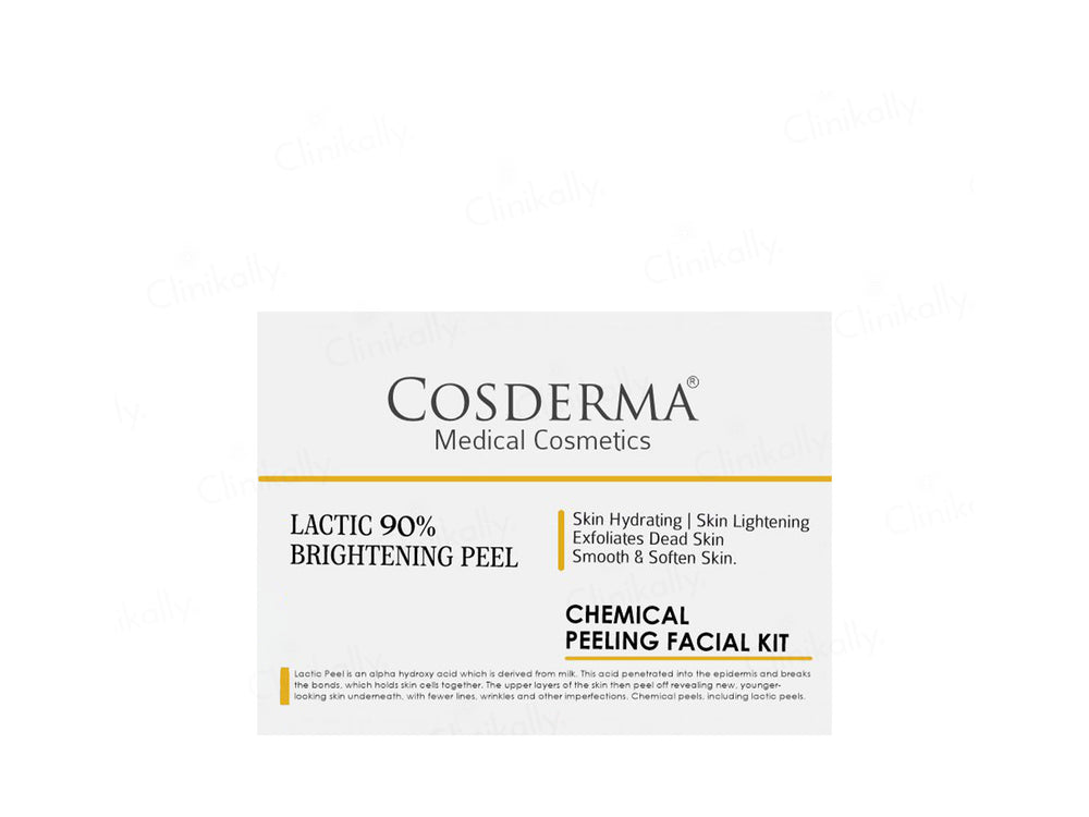Cosderma Lactic 90% Brightening Peel Chemical Peeling Facial Kit