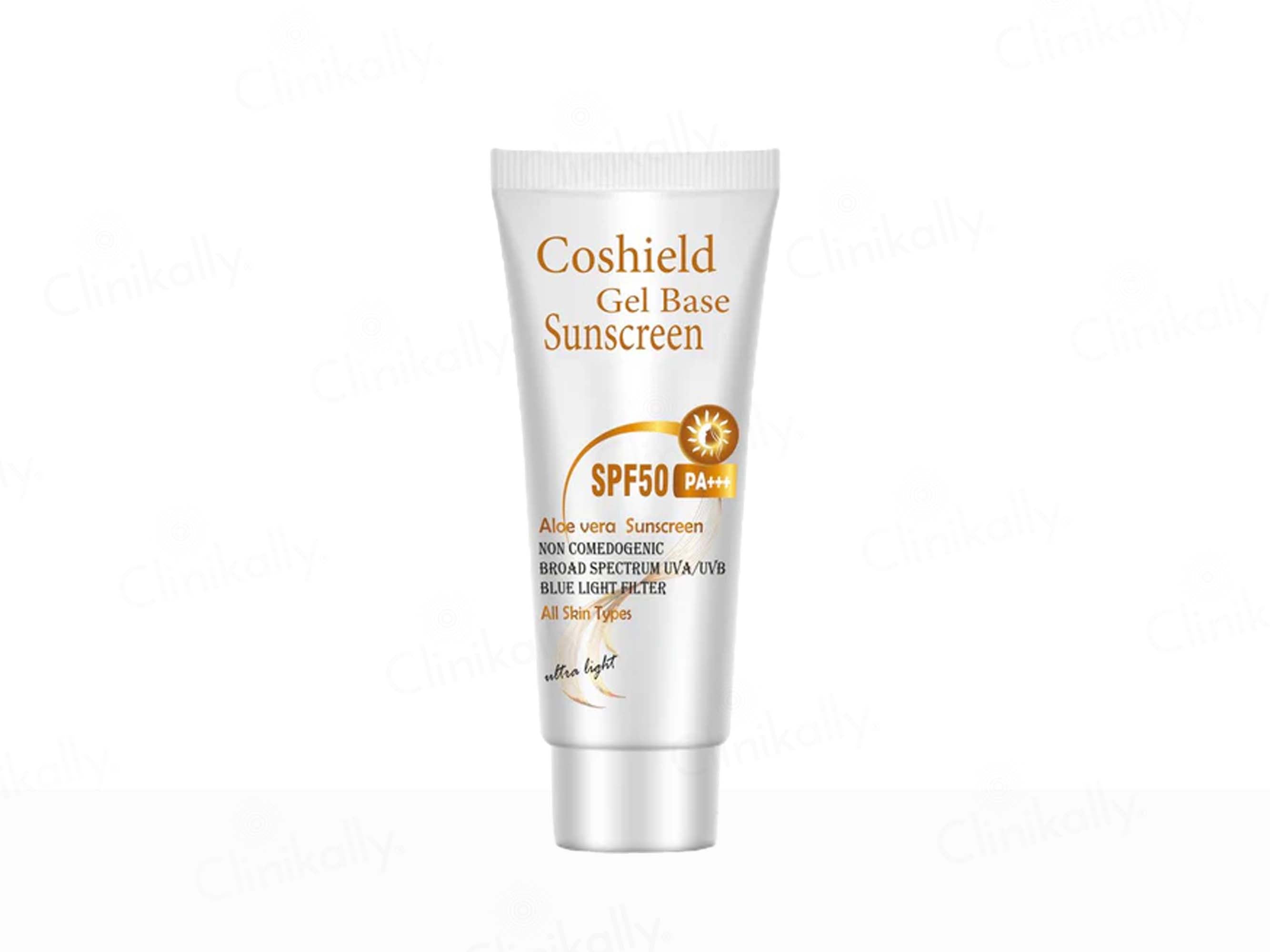 Cosderma Coshield Gel Base Aloe Vera Sunscreen SPF 50 PA+++