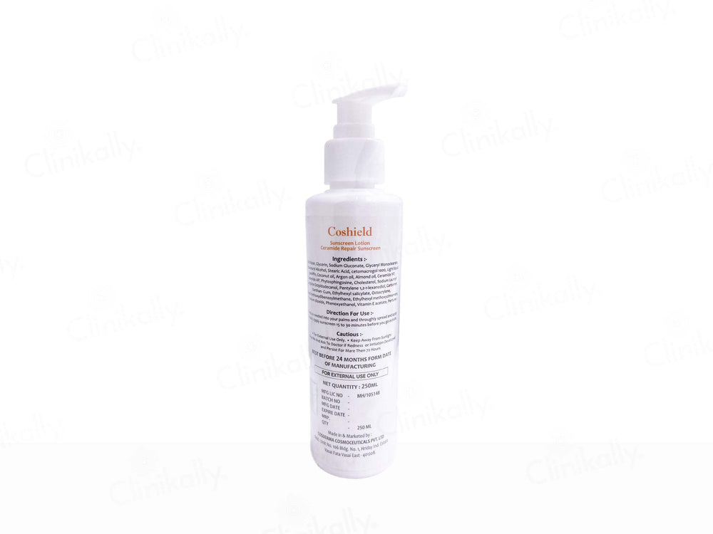 Cosderma Coshield Ceramide Repair Sunscreen Lotion SPF 50