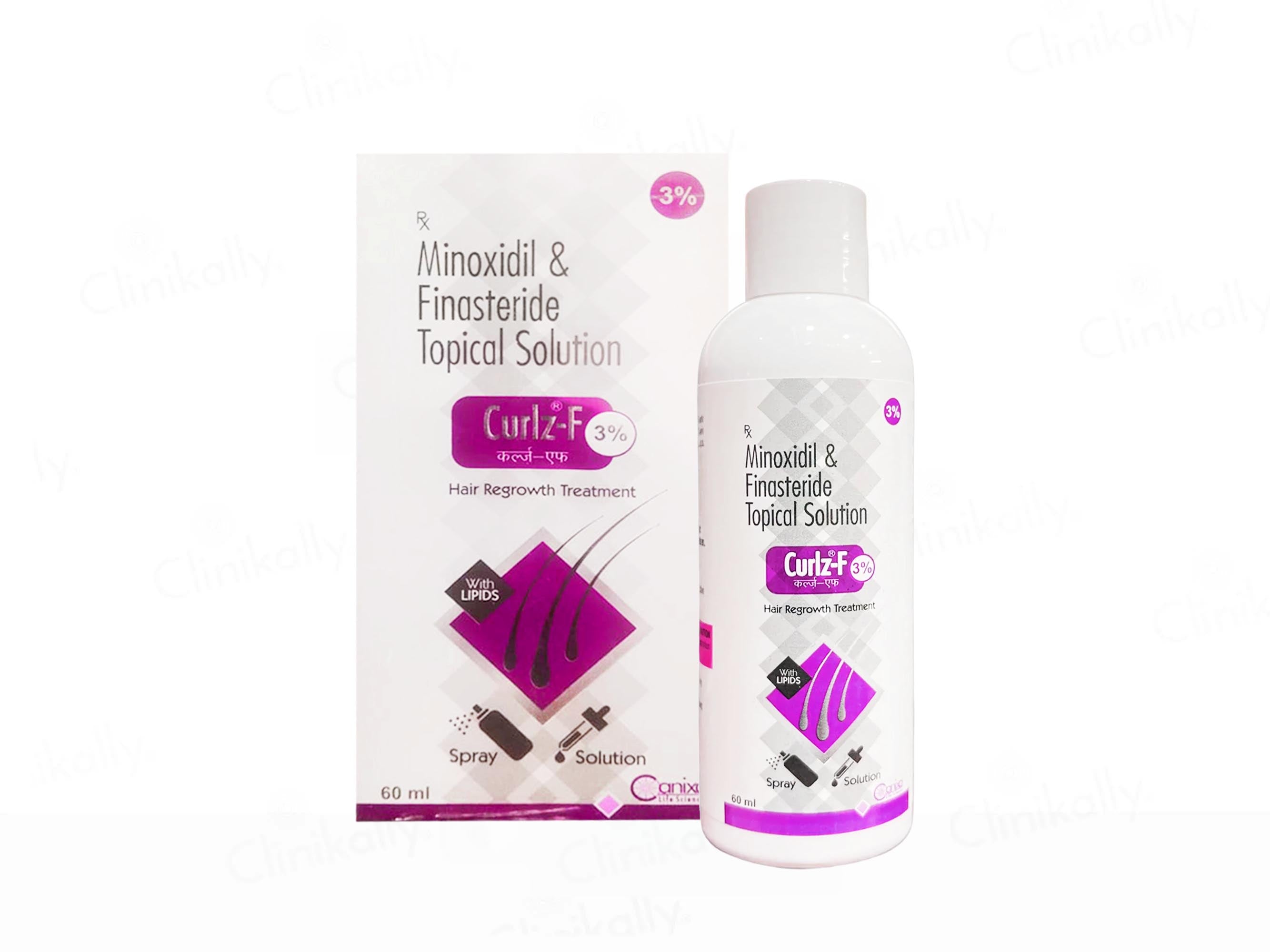 Curlz-F 3% Topical Solution