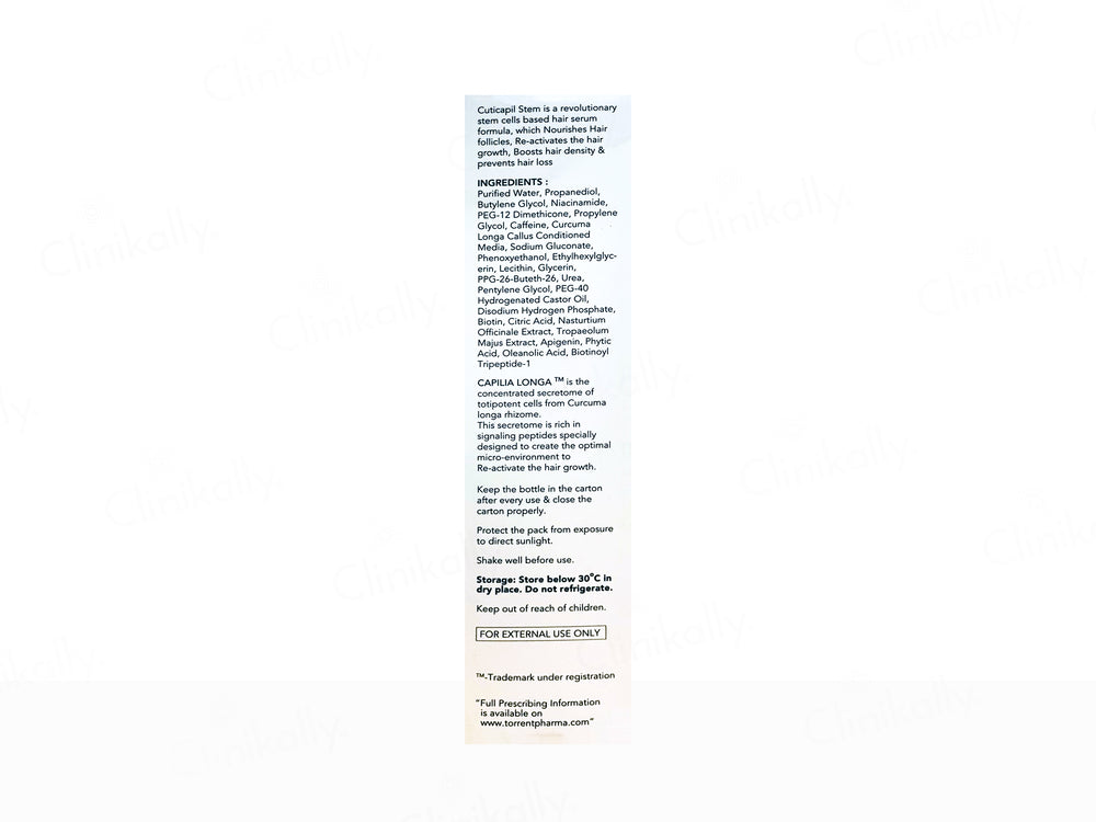 Cuticapil Stem Intensive Hair Serum