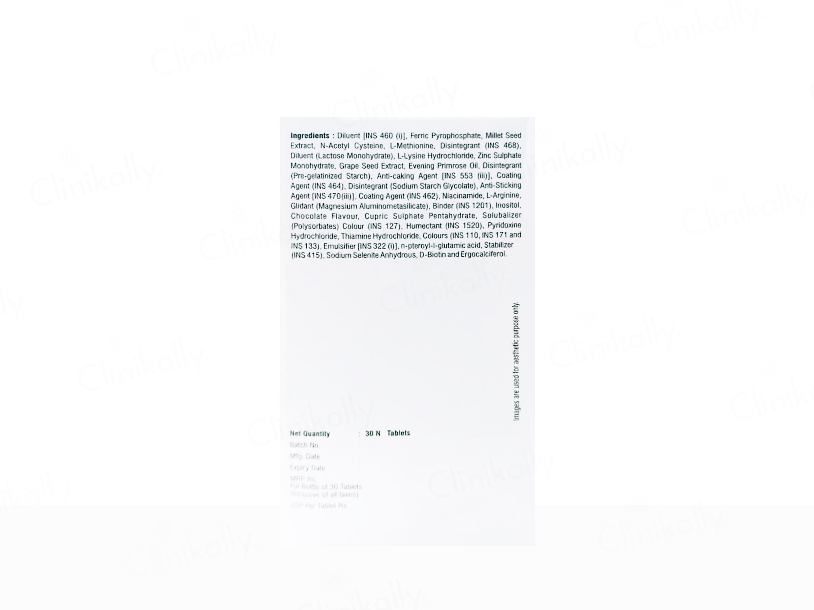 Cutihance Women Nutraceutical Tablet