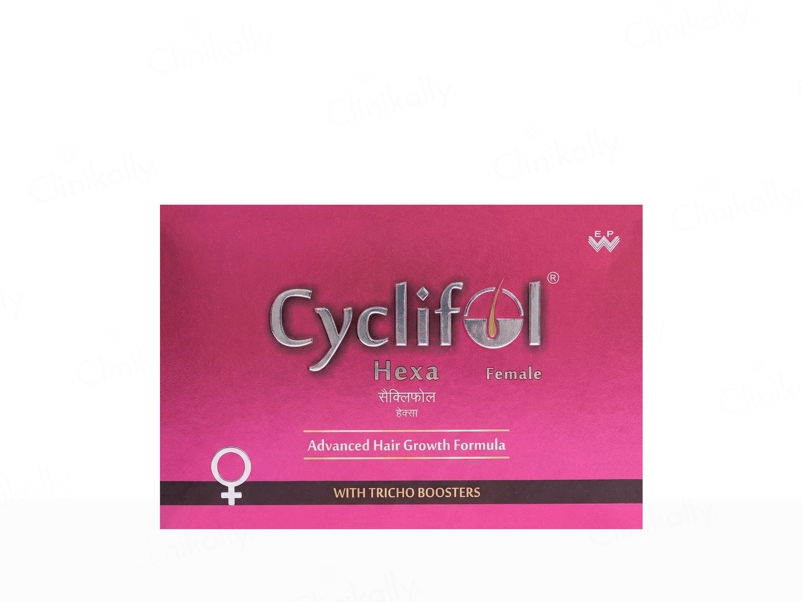 Cyclifol Hexa Female Advanced Cyclical Therapy Hair Growth Formula Kit
