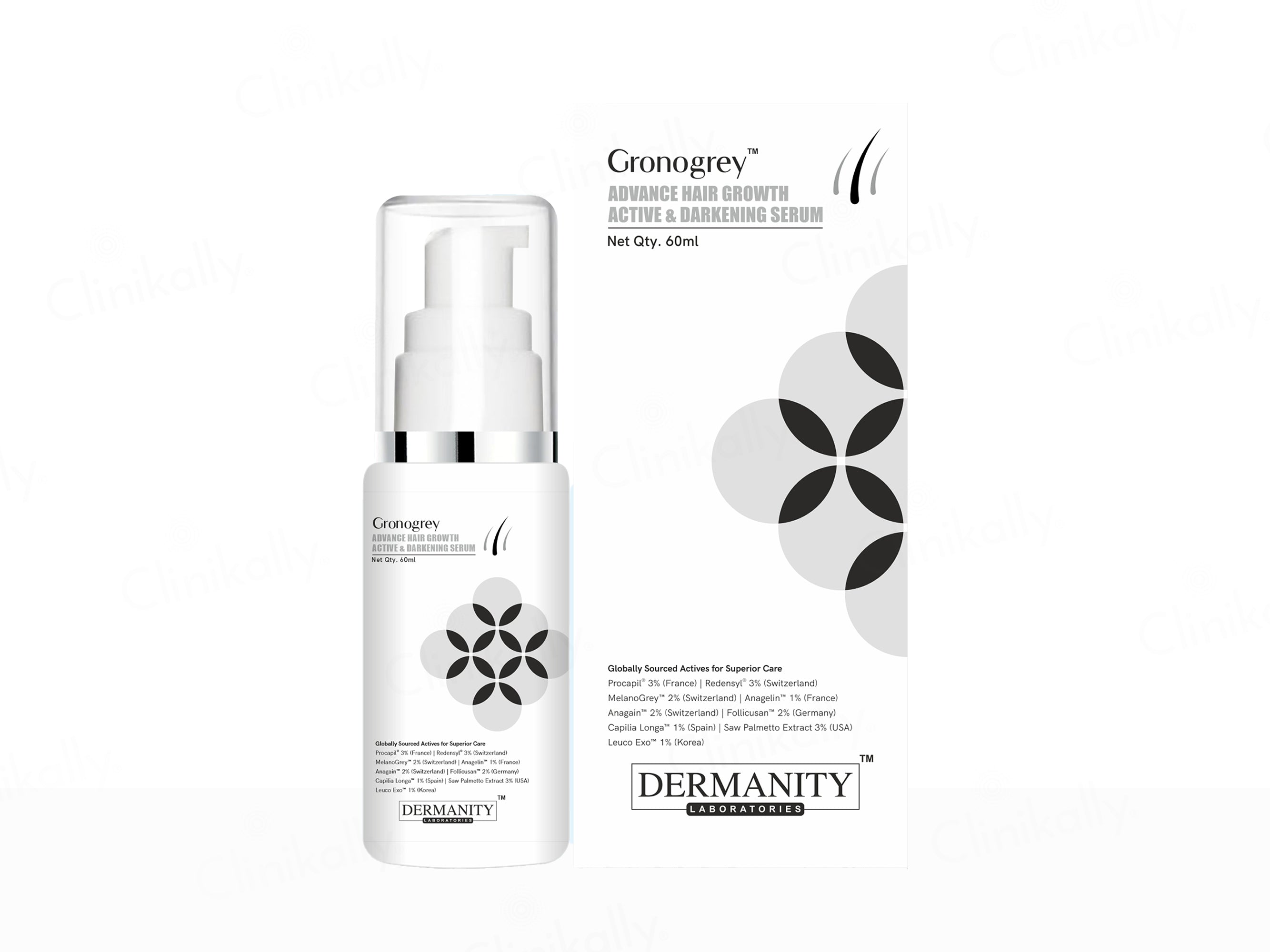 Dermanity Gronogrey Advance Hair Growth Active & Darkening Serum