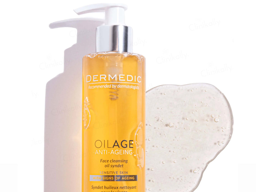 Dermedic Oilage Anti-Ageing Face Cleansing Oil Syndet For Sensitive Skin