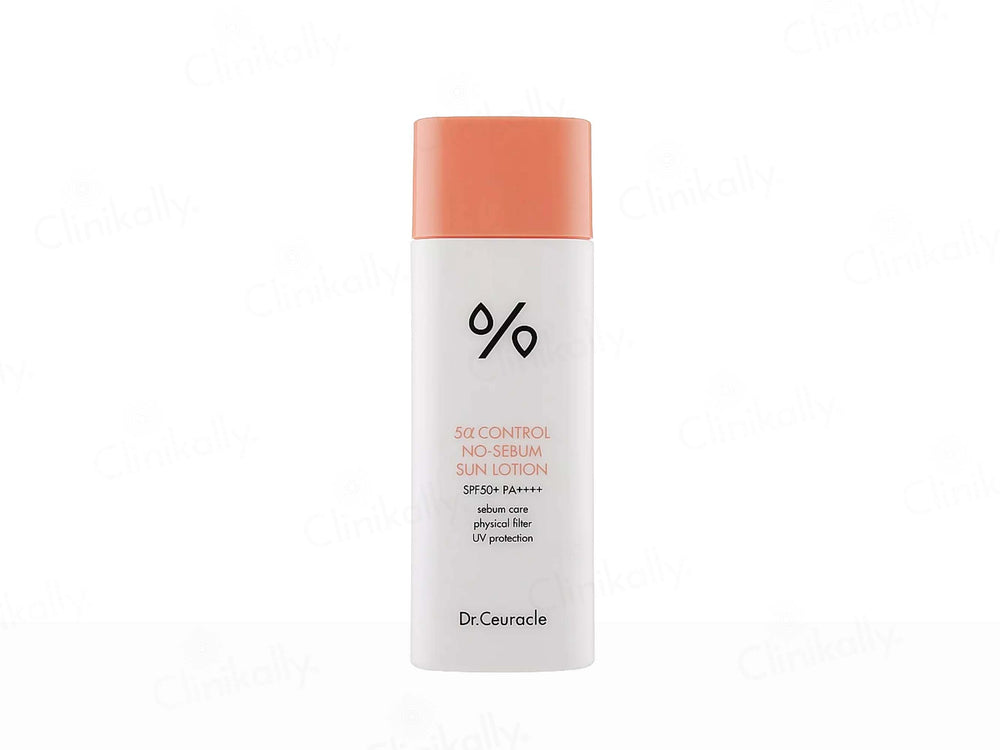 Dr. Ceuracle 5α Control No Sebum Sunscreen Lotion SPF 50+ PA++++