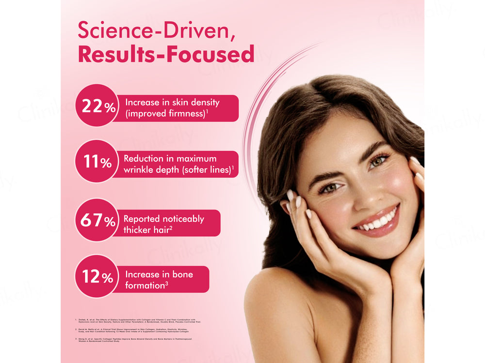 Dr. Morepen Hydrolyzed Type I & III Marine Skin Collagen Powder - Strawberry Watermelon Flavour