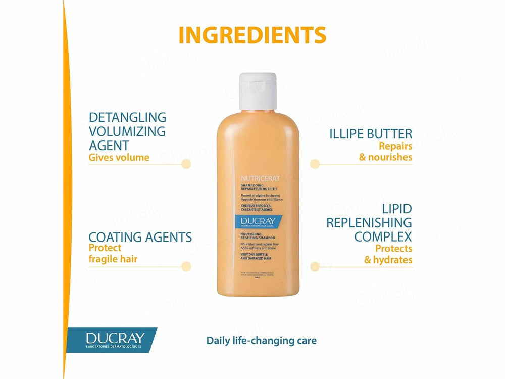 Ducray Nutricerat Nourishing Repairing Shampoo