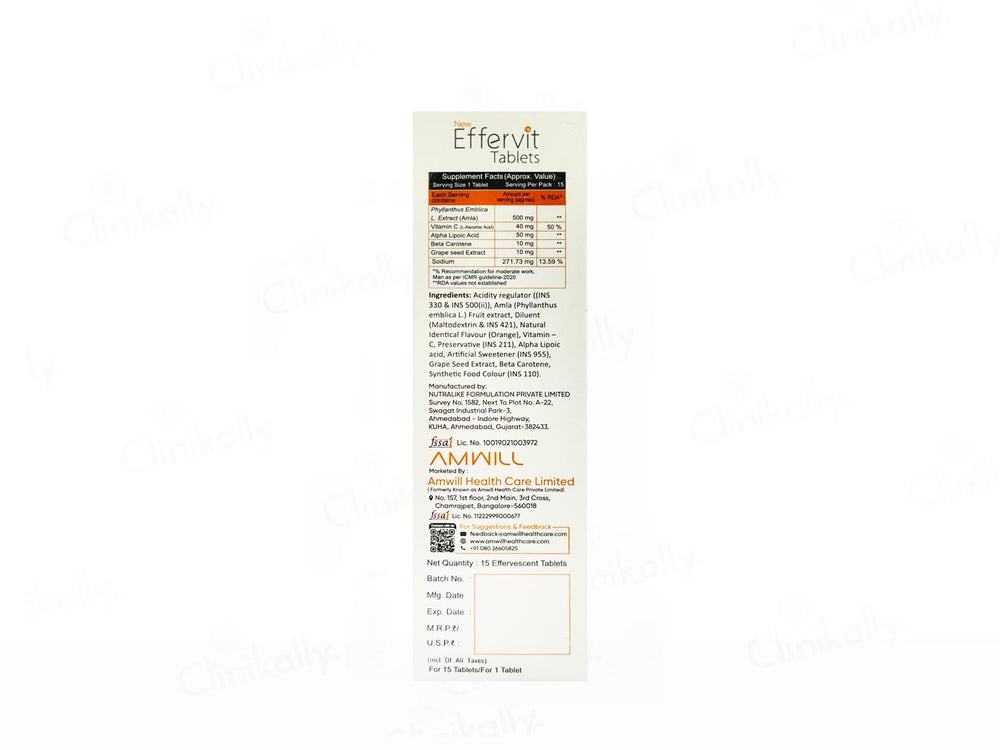 Effervit Tablet