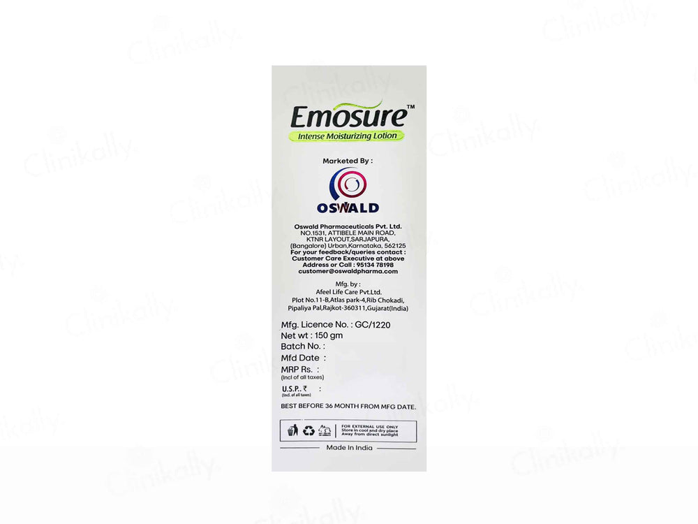 Emosure Intense Moisturising Lotion