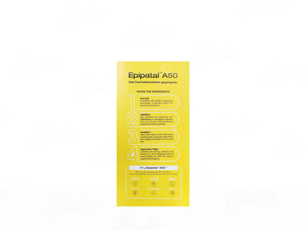 Epipatal A50 Daily Tinted Sunblock Anti-Aging Sunscreen