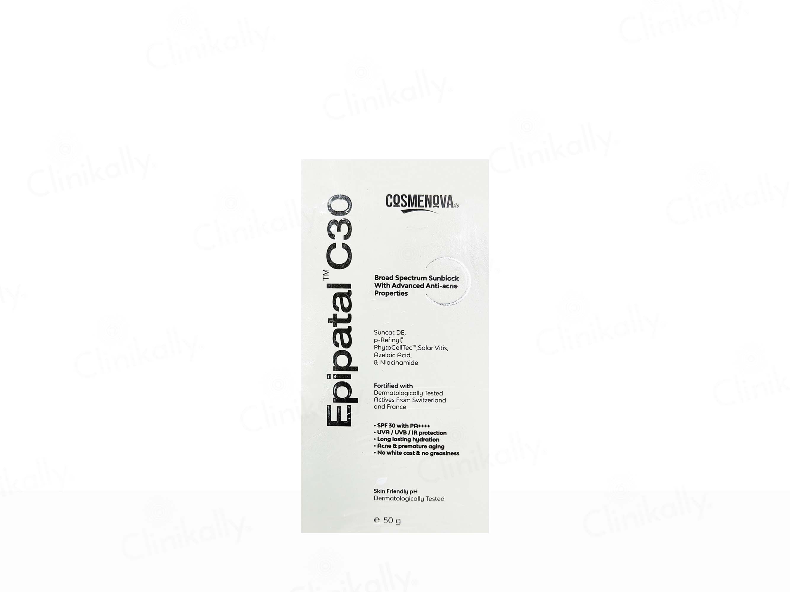 Epipatal C30 Broad Spectrum Sunblock Anti-Acne Sunscreen