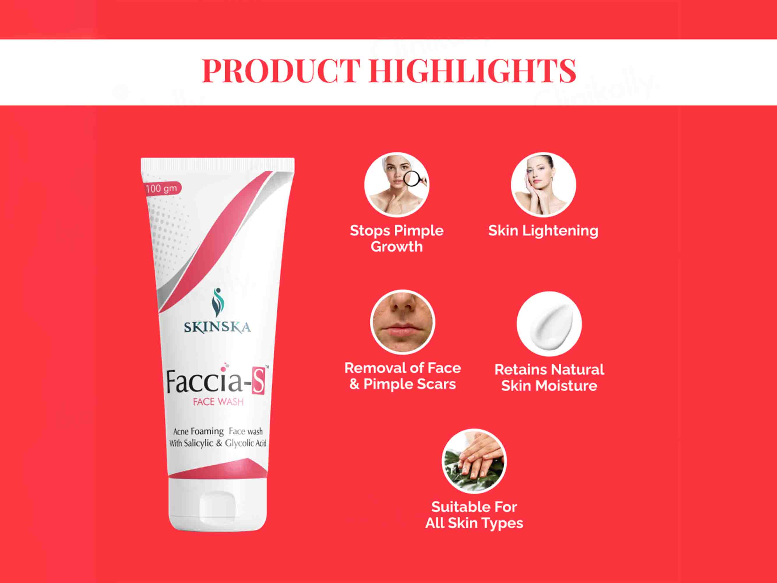 Faccia-S Face Wash - Clinikally