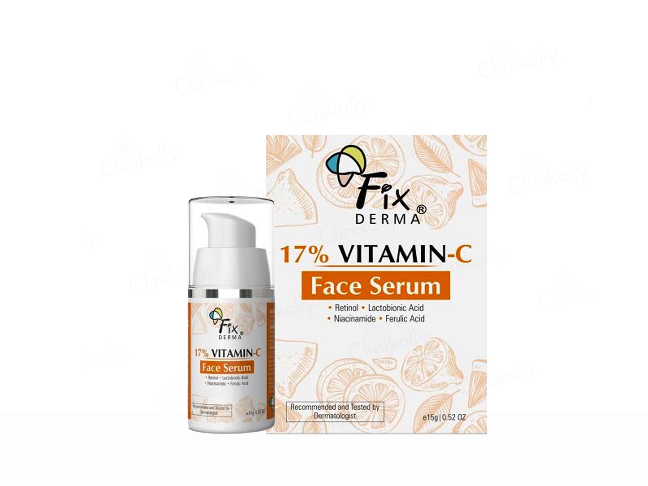 Fixderma 17% Vitamin C Face Serum