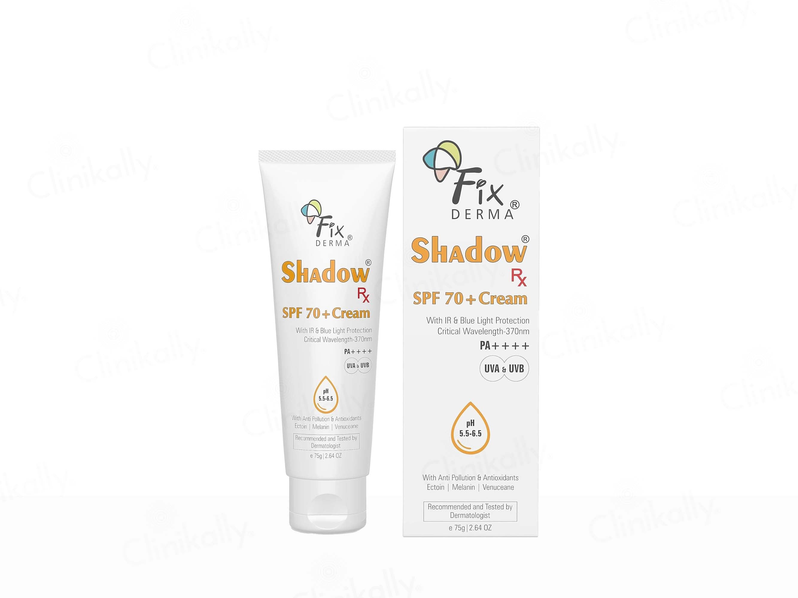 Fixderma Shadow Rx Sunscreen Cream SPF 70+ PA++++