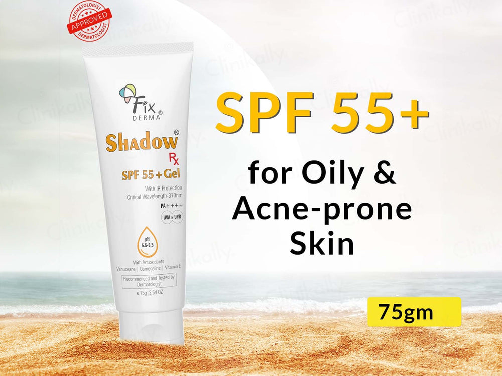 Fixderma Shadow Rx Sunscreen Gel SPF 55+ PA++++