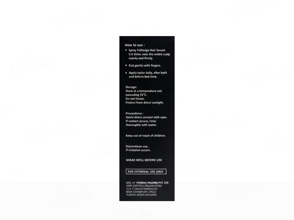 Folliedge Hair Regrowth Treatment Serum