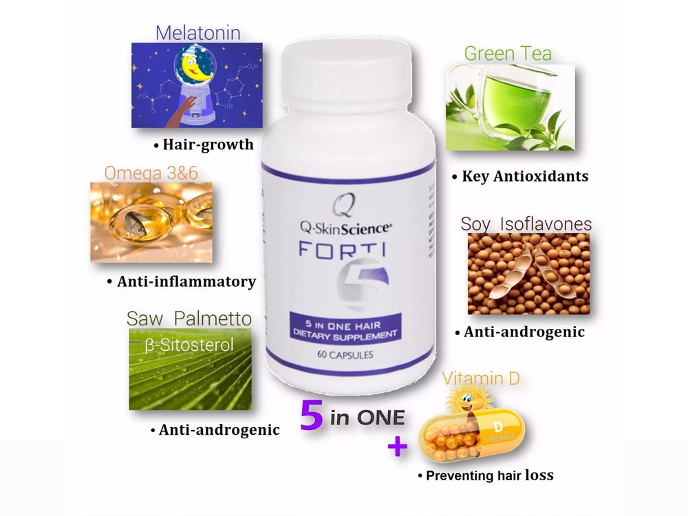 Q-Skin Science Forti 5 Dietary Supplement Capsule