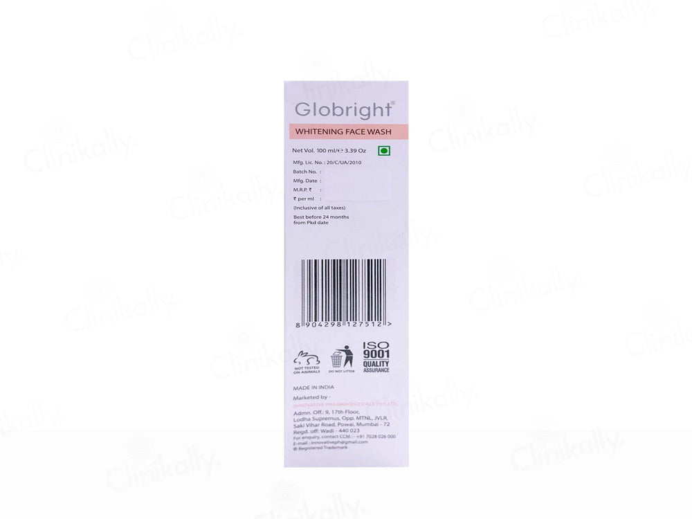 Globright pH Balanced Whitening Face Wash