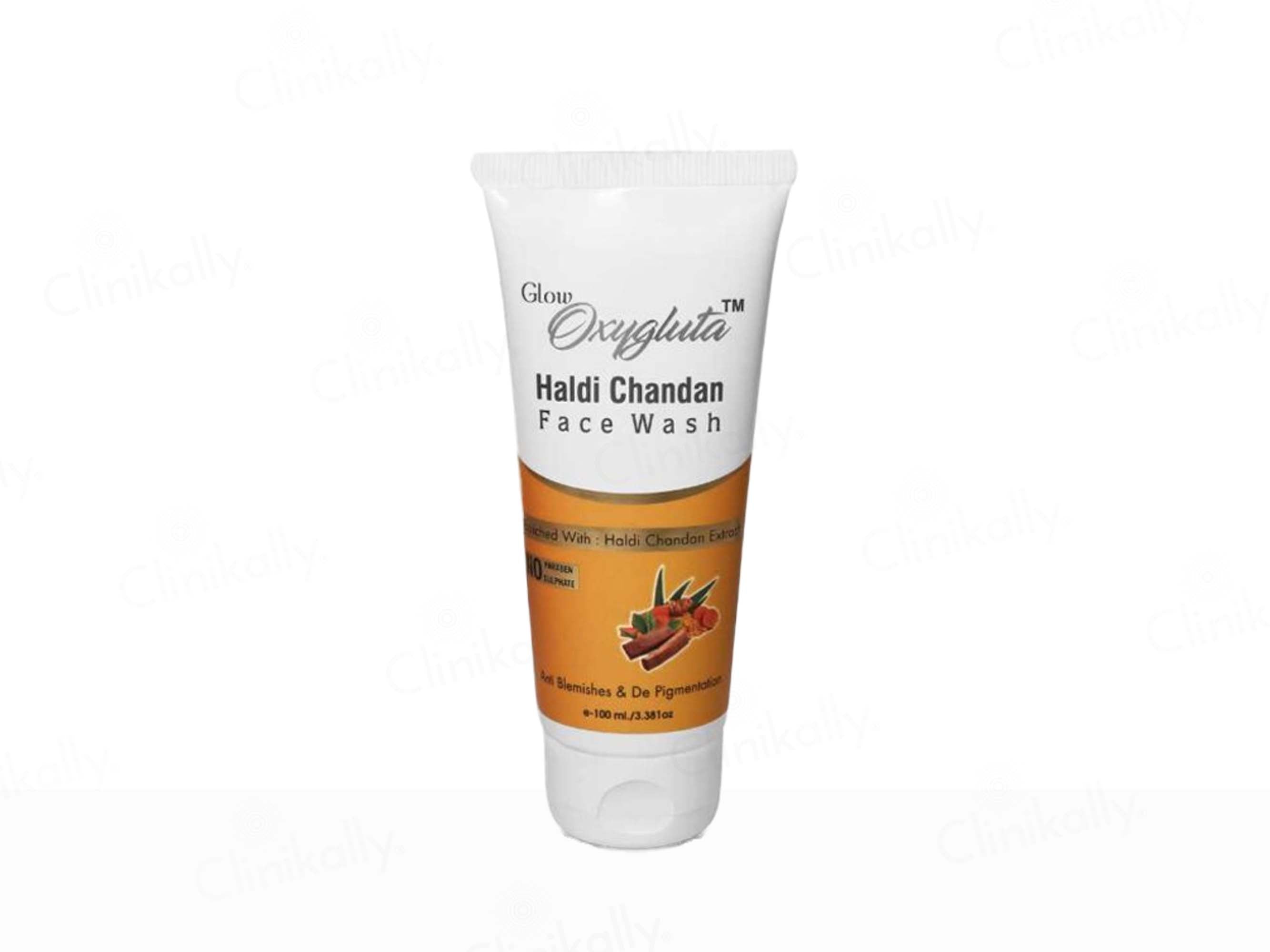 Glow Oxygluta Haldi Chandan Anti-Blemishes Face Wash